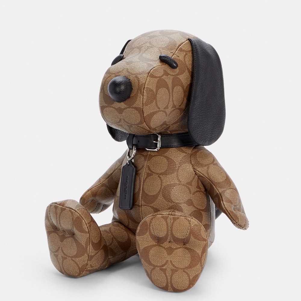 Coach X Peanuts Snoopy Collectible In Signature Canvas
